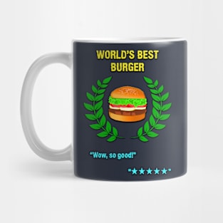 World's Best Burger Mug